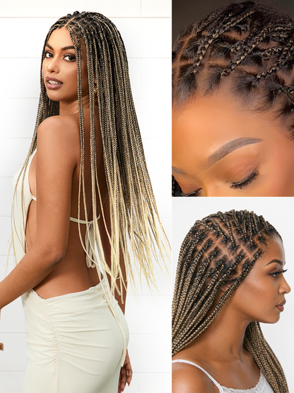 🔥Last Day: 73% Off🔥 Salon Braids HD Lace Knotless Wig ✨