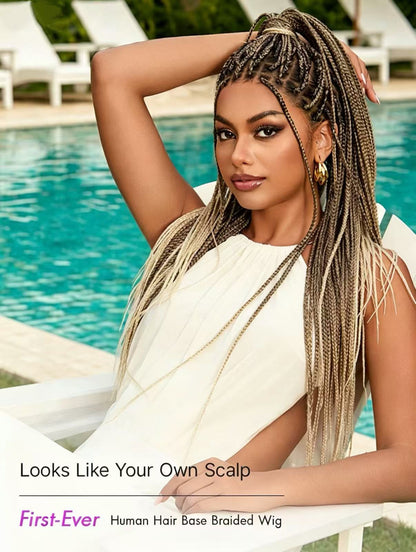 🔥Last Day: 73% Off🔥 Salon Braids HD Lace Knotless Wig ✨
