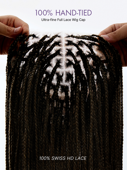 🔥Last Day: 73% Off🔥 Salon Braids HD Lace Knotless Wig ✨