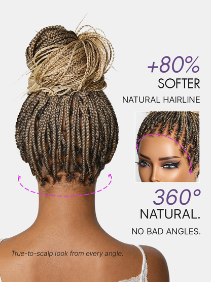 🔥Last Day: 73% Off🔥 Salon Braids HD Lace Knotless Wig ✨