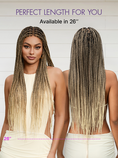 🔥Last Day: 73% Off🔥 Salon Braids HD Lace Knotless Wig ✨