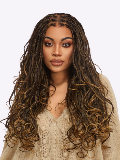 🔥Last Day: 73% Off🔥 Salon Braids HD Lace Knotless Wig ✨