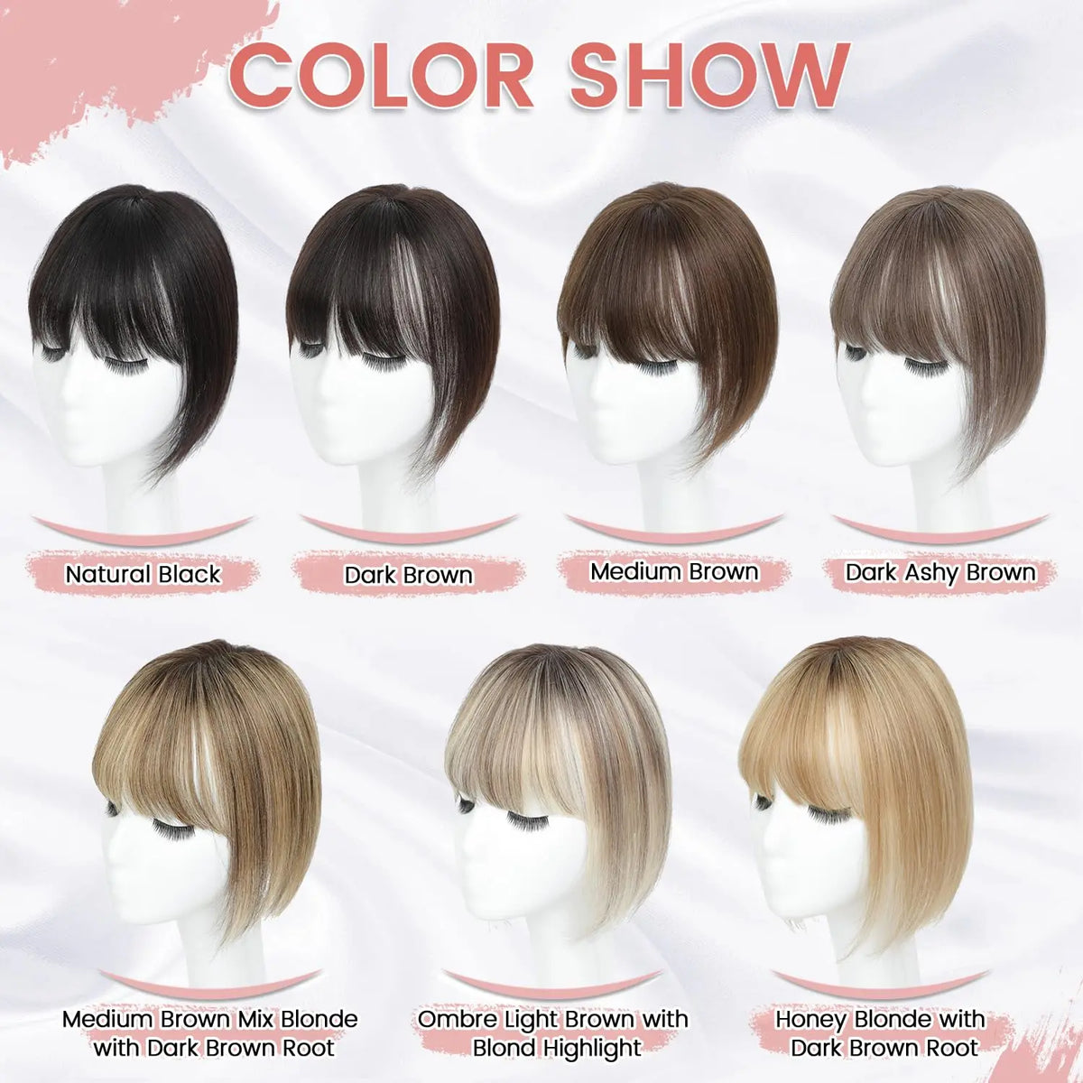 Fringe Hair Topper · Hair Piece for Thinning Hair