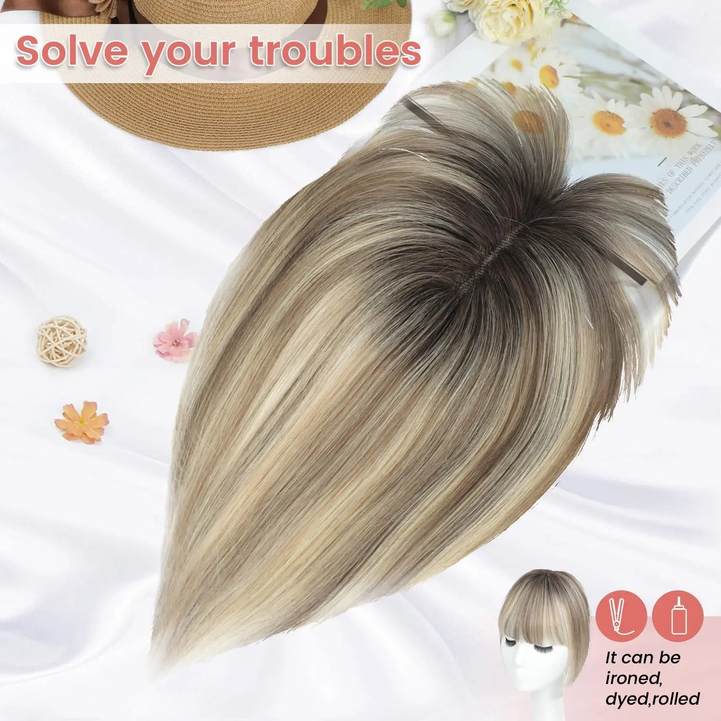 Fringe Hair Topper · Hair Piece for Thinning Hair