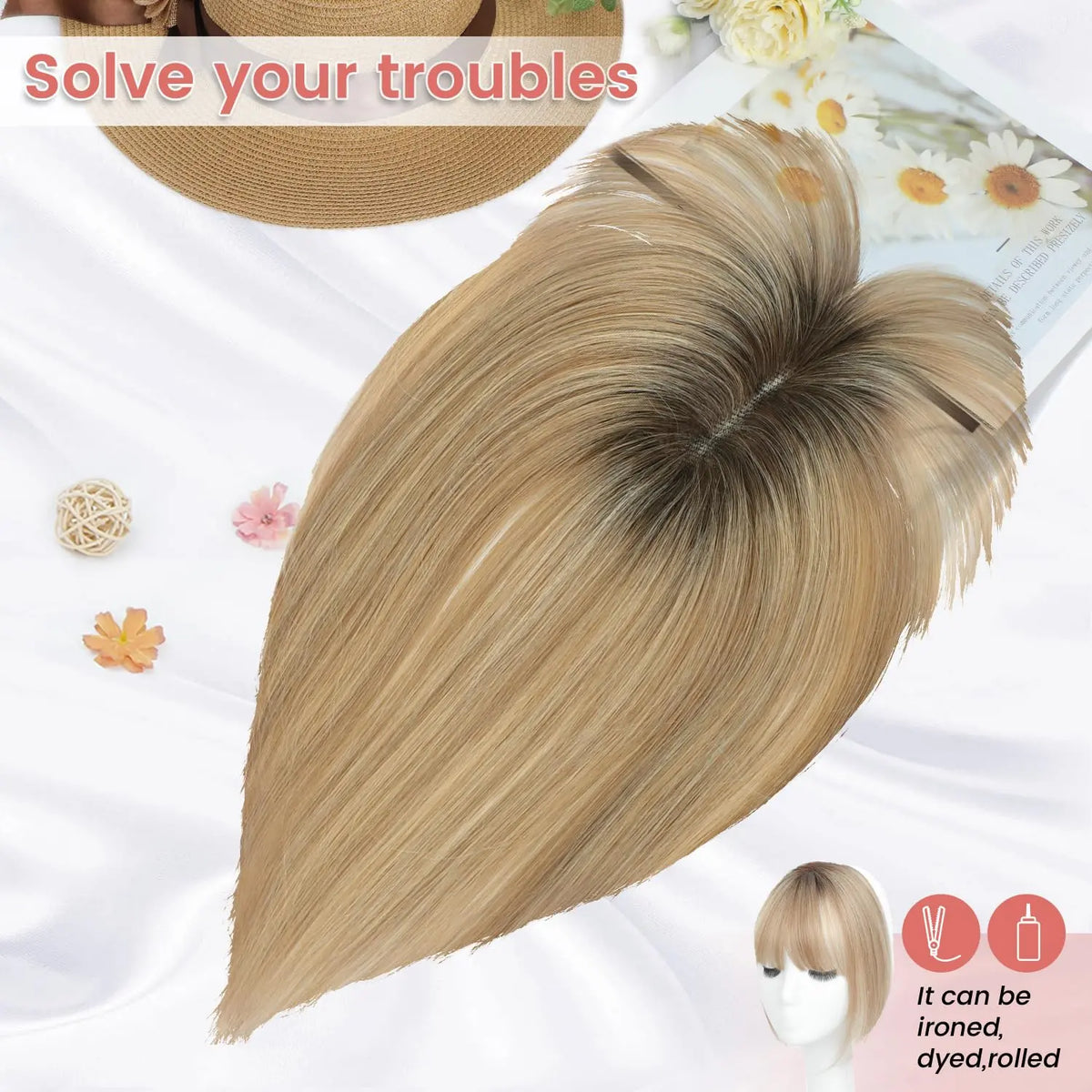 Fringe Hair Topper · Hair Piece for Thinning Hair